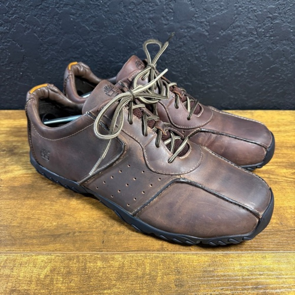 Timberland 56501 Brown‎ Genuine Leather Oxford Shoes Mens Size 13M